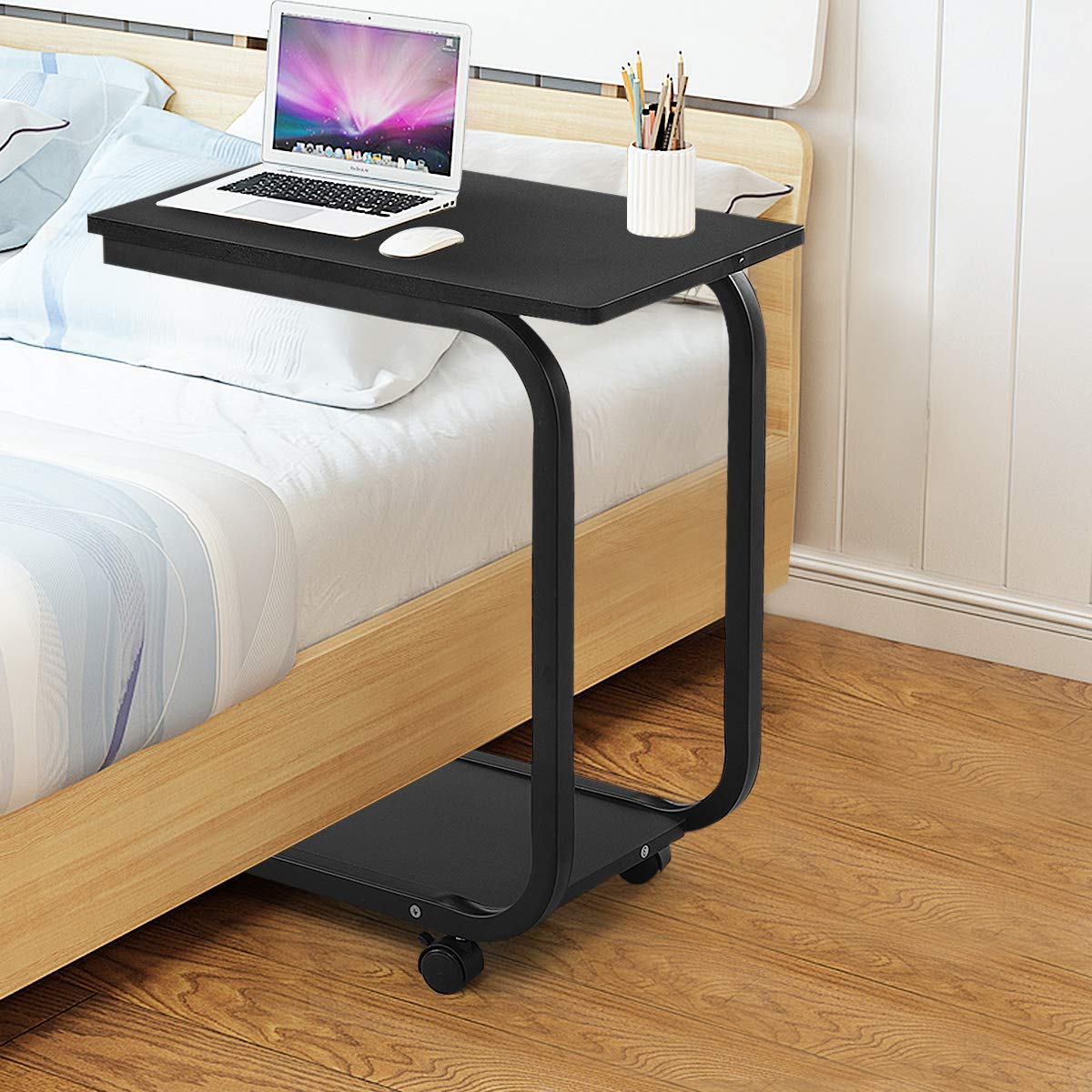 Tangkula C Table Sofa Side Table for Living Room