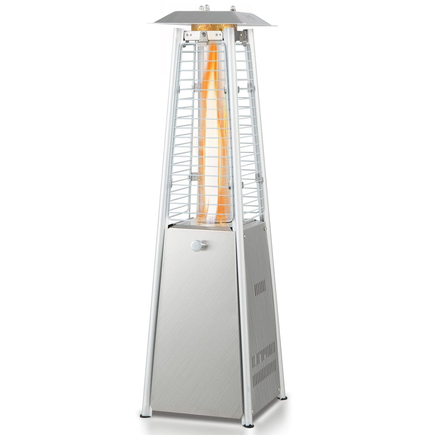 Tangkula Portable Patio Heater, 9500 BTU Outdoor Tabletop Heater with Stainless Steel Burner