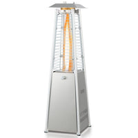 Tangkula Portable Patio Heater, 9500 BTU Outdoor Tabletop Heater with Stainless Steel Burner