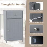 Tangkula Small Bathroom Cabinet for Small Spaces
