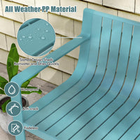 Tangkula 3 Piece Patio Furniture Set
