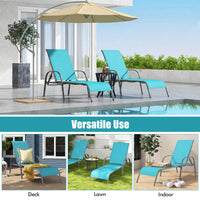 Tangkula Lounge Chair Outdoor Patio Chaise Lounge(1/2)