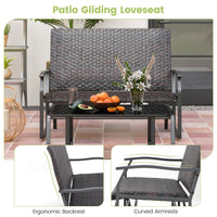Banc balançoire de jardin Tangkula