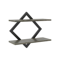 Tangkula Floating Shelves for Wall with Geometric Frame