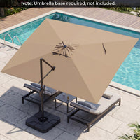 Tangkula Patio Umbrella Large Offset Cantilever Outdoor Umbrella(10x13 FT)