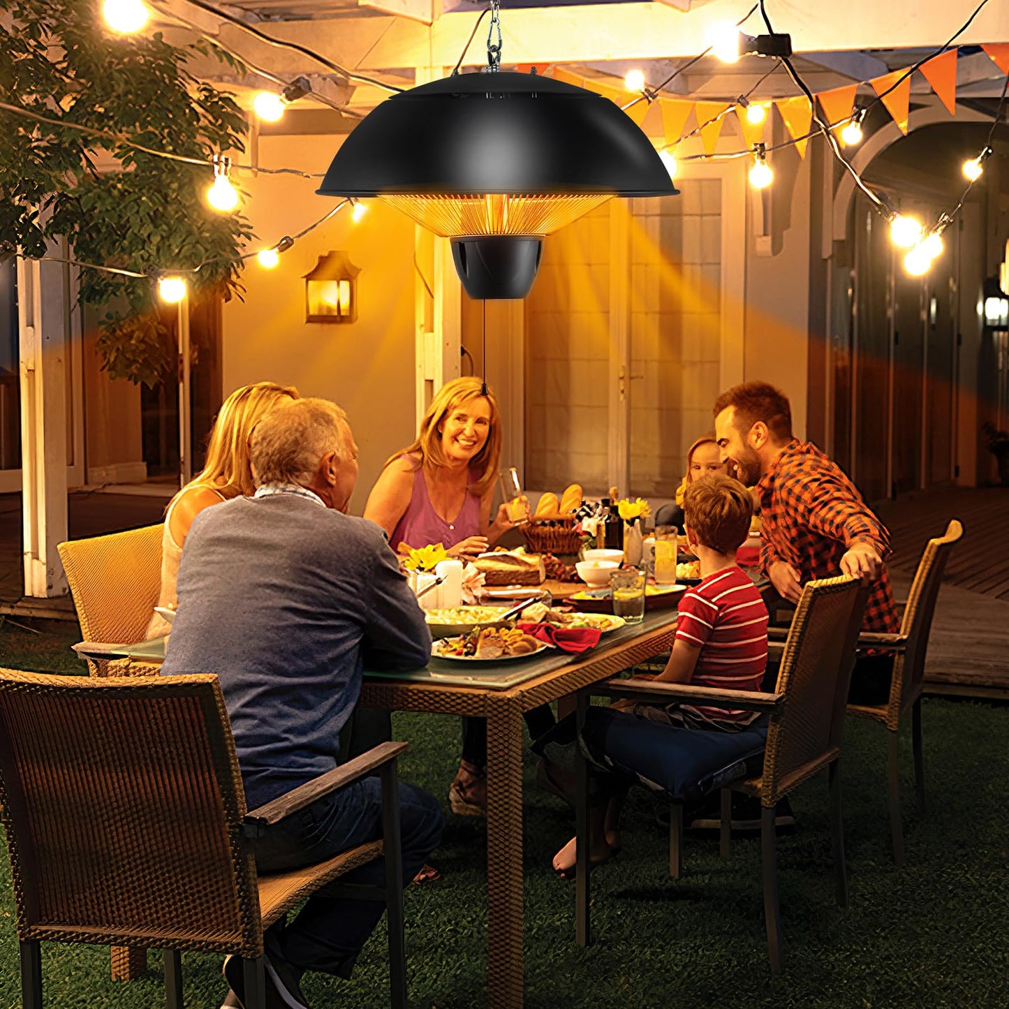 Tangkula 1500W Hanging Patio Heater
