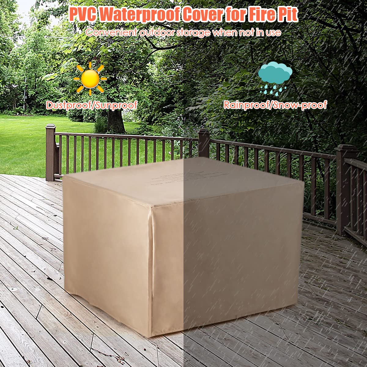 Ensemble de meubles de patio 7 pièces Tangkula avec table brasero, table brasero au propane 30 pouces 50 000 BTU