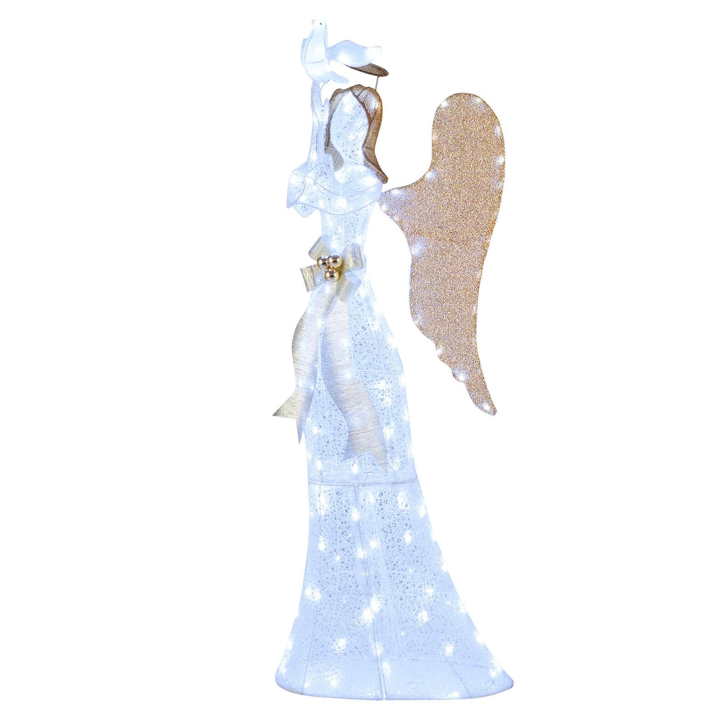 Tangkula 5.5 FT Christmas Lighted Angel