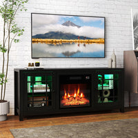 Tangkula 58" LED Fireplace TV Stand for TVs up to 65"