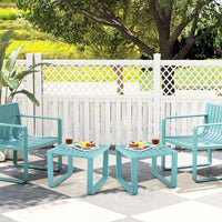 Table d'appoint Adirondack 18" de Tangkula résistante aux intempéries