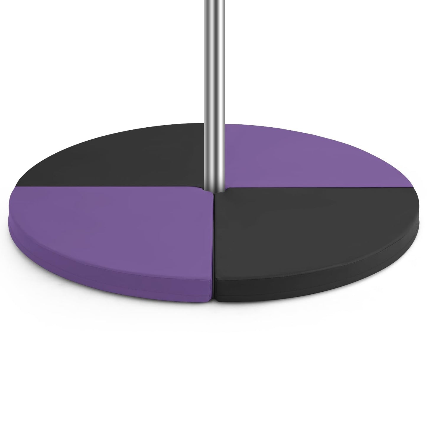 Tangkula Pole Dance Mat with EPE Foam Padding & PU Cover