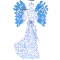 Tangkula Ange iridescent lumineux de Noël de 1,6 m