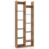 Tangkula Étagère de bibliothèque de 162,5 cm de hauteur sur pied ouverte (1/2)