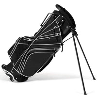 Tangkula Golf Stand Bag with 6 Way Top Dividers