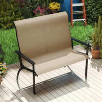 Chaise de banc Adirondack d'extérieur Tangkula pour terrasse