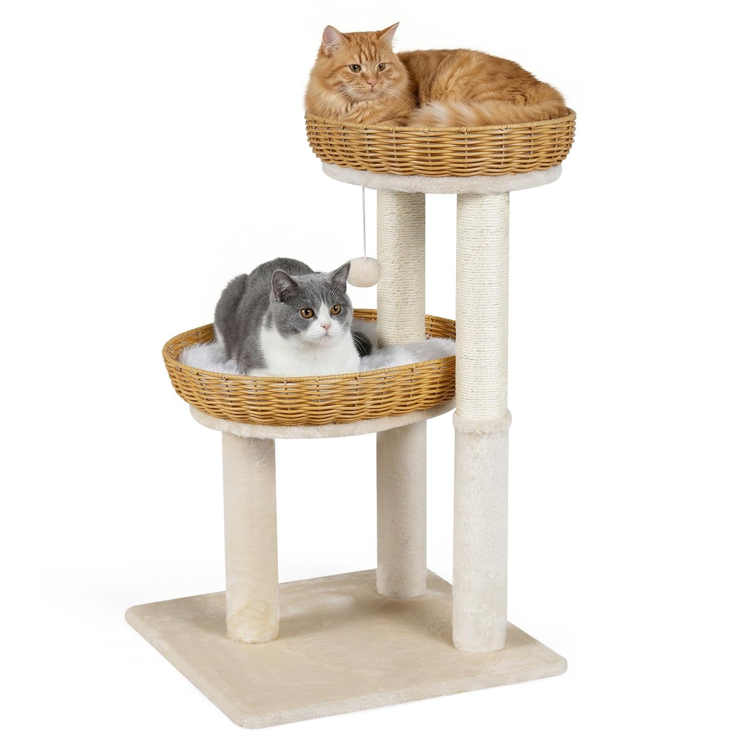 Tangkula 30 Inch Modern Cat Tree for Indoor Kittens