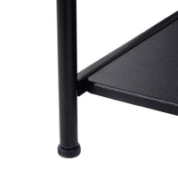 Tangkula Dorm Study Table Computer Desk for Small Space Black