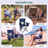 Tangkula Outdoor Camping Chair No Assembly & Quick Folding(1/2）