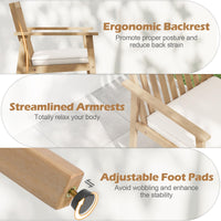 Tangkula 2/4 Pieces Patio Dining Chairs