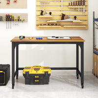 Mobile Computer Desk, Simple Style Rolling Home Office Desk Study Table Writing Desk