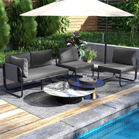 Tangkula  Outdoor Double Chair Furniture for Garden