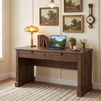 Tangkula 48” Computer Desk with 2 Drawers