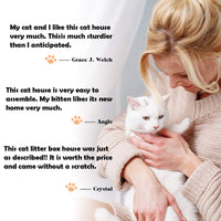 Cat Litter Box Furniture Hidden - Tangkula