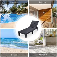 Tangkula Outdoor Chaise Lounge Chair