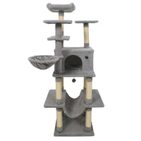 Tangkula 63 Inch Tall Cat Tree with Sisal Scratching Posts