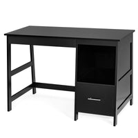 47.5" Computer Desk with 2 Storage Drawers, Small Computer Table Study Writing Desk