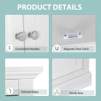 Tangkula 62" H Kitchen Pantry Cupboard