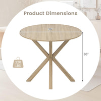 Tangkula 36" Round Dining Table for Home