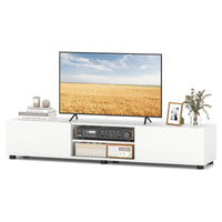 Tangkula Modern TV Stand for up to 70” TVs 63”L Minimalist Entertainment Center