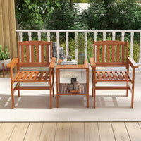 Tangkula 3 Piece Patio Conversation Set for Garden Poolside Backyard Balcony Porch