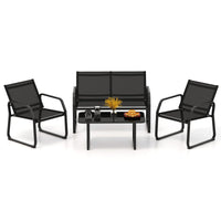Tangkula 4 Piece Patio Furniture Set