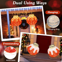 Tangkula Christmas Lighted Lantern