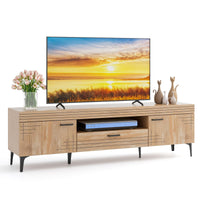 Tangkula Mid Century Modern TV Stand for 65 Inch TVs