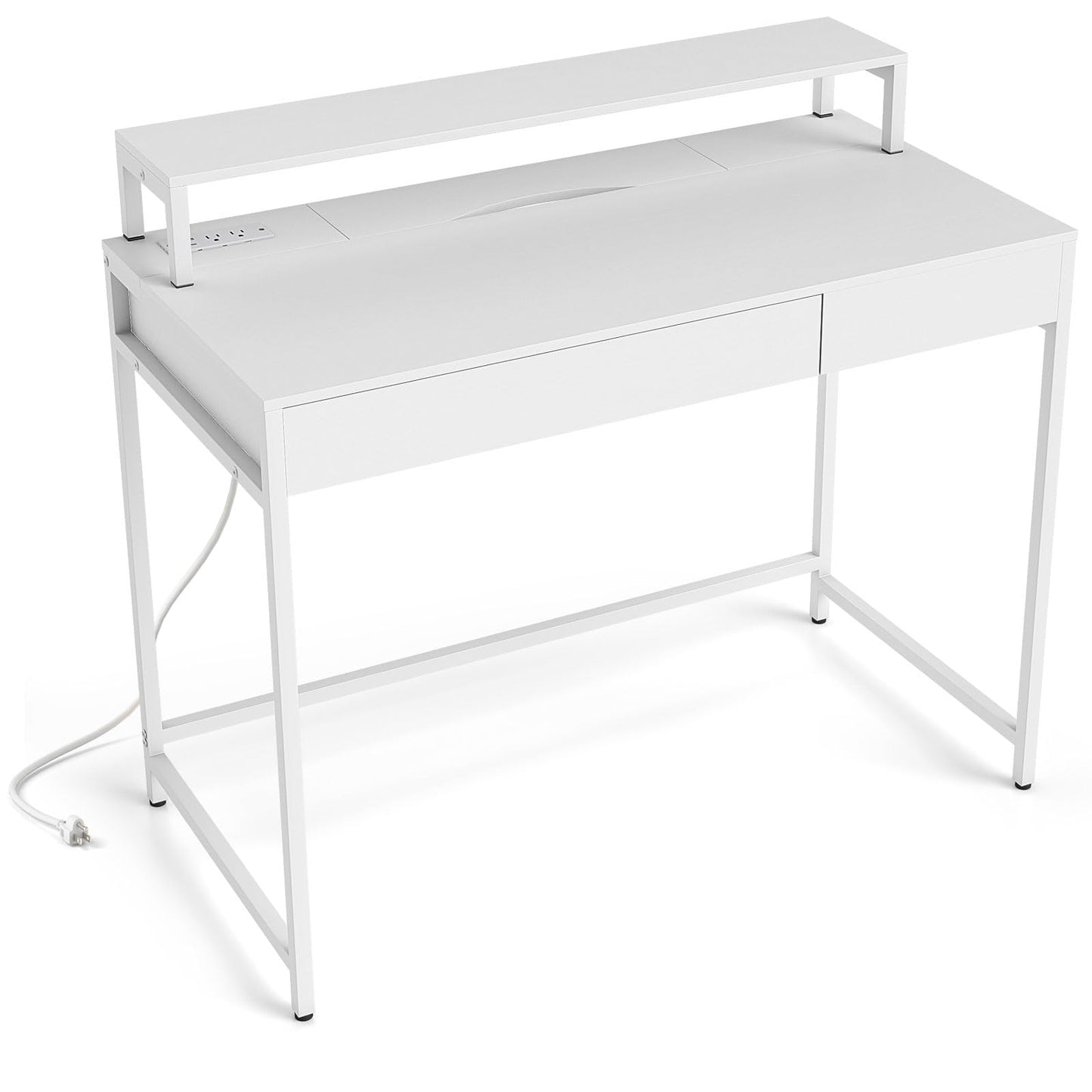 Computer Desk with Dual-use Drawer & Keyboard Tray