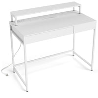 Computer Desk with Dual-use Drawer & Keyboard Tray