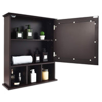 Tangkula Mirrored Medicine Cabinet