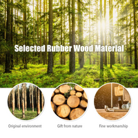 Wood Coat Rack - Tangkula