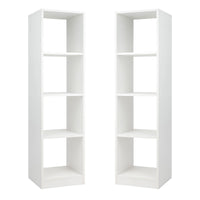 Tangkula 4 Cube Bookshelf, Freestanding 5 Tier Open Bookcase