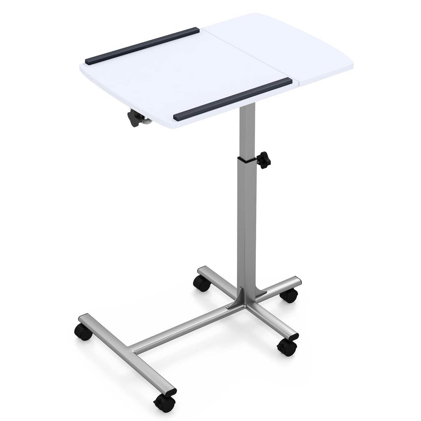 Tangkula Mobile Overbed Table Couch Table