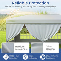 Tangkula 10x20 FT Pop Up Canopy with Center Lock
