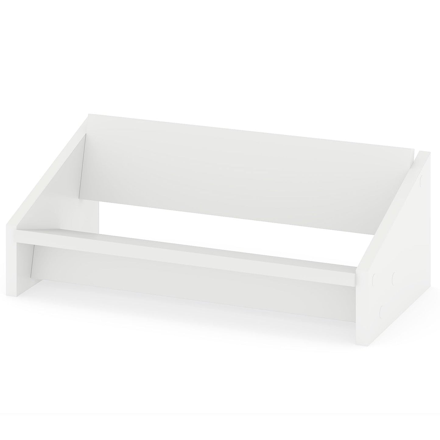 Étagère de bureau en bois Tangkula pour magazines, livres de cuisine et CD