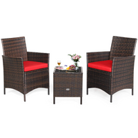 Tangkula 3-Piece Patio Conversation Set