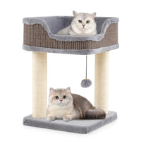 Tangkula Small Cat Tree for Indoor Cats for Play Rest