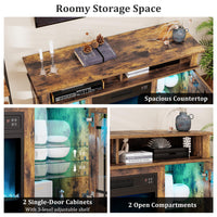 Tangkula Fireplace TV Stand for 40 Inch TV