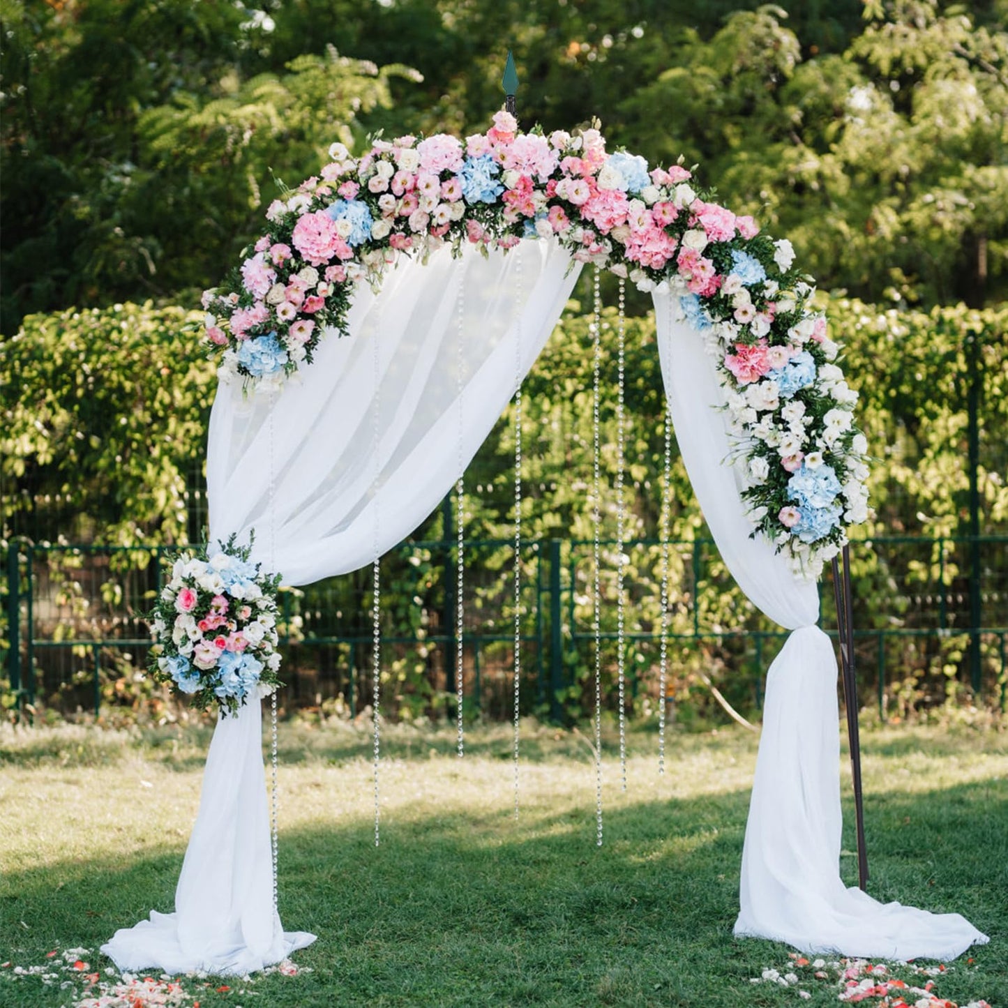 Tangkula 8.4 Ft Gothic Garden Arbor for Wedding