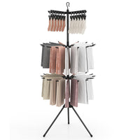 Tangkula 70"H 3-Tier Portable and Foldable Drying Rack with 32 Rods